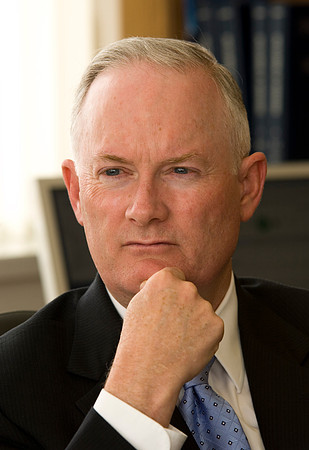 President Clark in his office