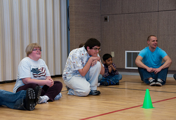 Adaptive Physical Education with instructor Bob Christensen.