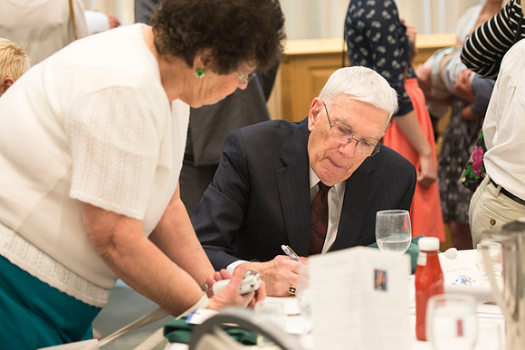 The Emeritus Breakfast and 50 Year Reunion was held where LaMar Barrus Received the Alumni Award of Excellence.