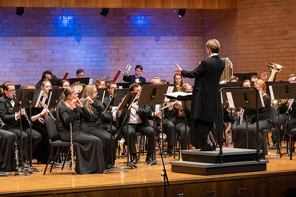 A retirement concert and reception for Diane Soelberg the director of the Symphony Band.
