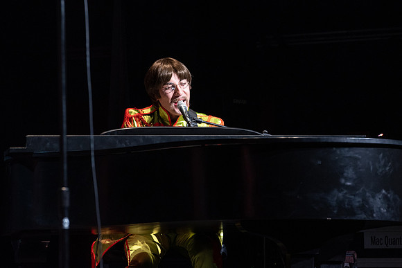 Beatles tribute band perfoms at BYU-Idaho.
