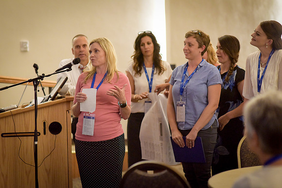 Online Instructors gather for a conference at BYU-Idaho. Photos by Photo Services