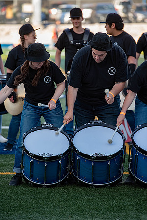 BYU-Idaho Football Teams compete in the Final Game of the Season. Students cheer them on from the stands, as the spirit team and Rix Stix Rally them up.