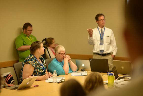 Online Instructors gather for a conference at BYU-Idaho. Photos by Photo Services