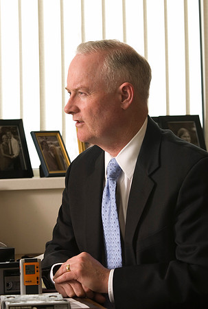President Clark in his office