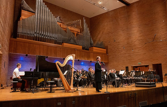 A retirement concert and reception for Diane Soelberg the director of the Symphony Band.