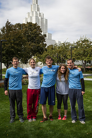More than 600 participants ran in a 37 mile relay race, beginning at the Rexburg Temple and ending in Idaho Falls.