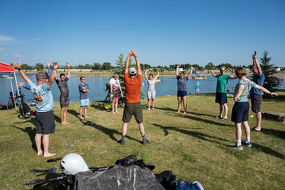 Strength & Conditioning Academy Triathlon Camp at Rigby's, Jefferson Lake.