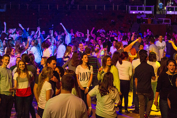 Throughout the semester, dance parties are held in the main gym of the Hart Building. This event was an awesome night of dancing and DJ-ed top 40 music.