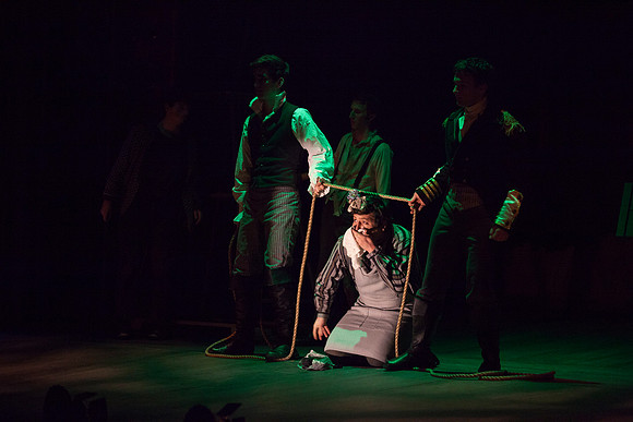 Peter and the Starcatcher is a wildly theatrical, hilarious and innovative retelling of how a miserable orphan came to be "The Boy Who Never Grew Up." Thirteen-year-old Molly Aster, a Starcatcher appr
