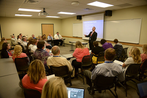 Online Instructors gather for a conference at BYU-Idaho. Photos by Photo Services
