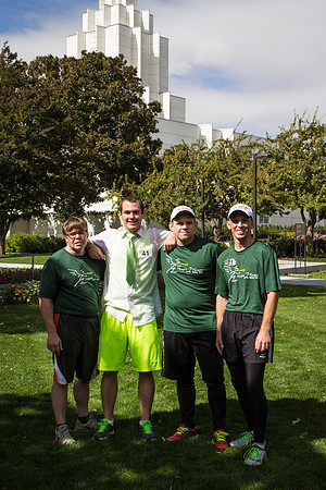 More than 600 participants ran in a 37 mile relay race, beginning at the Rexburg Temple and ending in Idaho Falls.