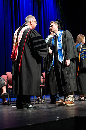 Graduates during convocation for the College of Academic Success & Interdisciplinary Studies. Speakers: Kevin Brower, Jenna Kate Wilson, Tyler Christensen