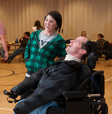 Adaptive Physical Education with instructor Bob Christensen.