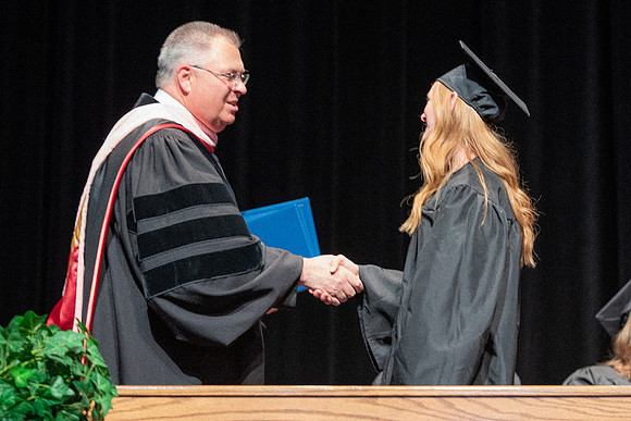 Graduates during Interdisciplinary Studies convocation.