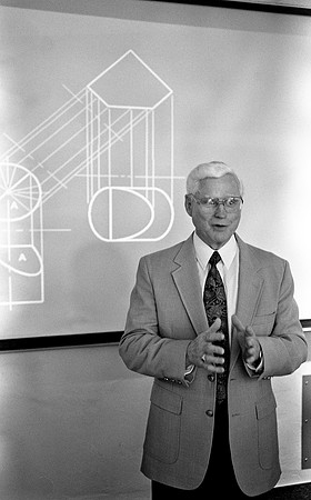 Students participating in an interactive class with BYU.
