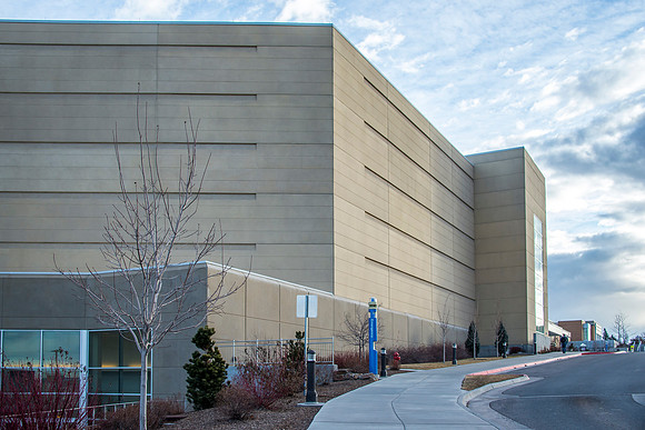 BYU-I Center on a winter morning