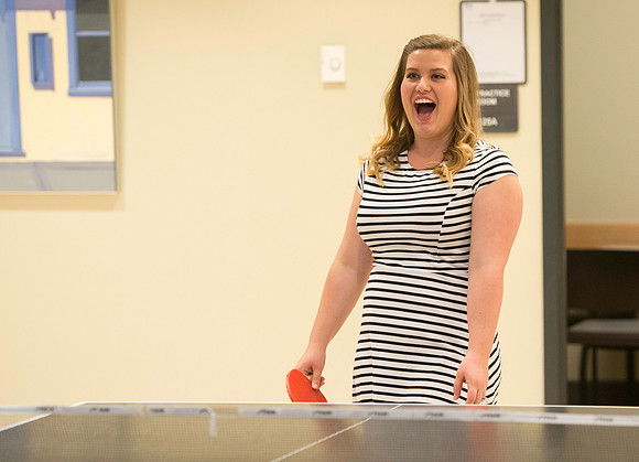 Ping pong action in the MC. "score"