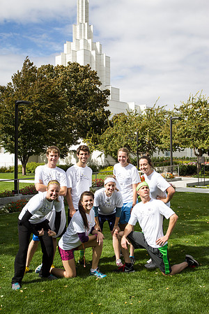More than 600 participants ran in a 37 mile relay race, beginning at the Rexburg Temple and ending in Idaho Falls.