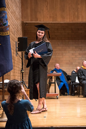 Students of Brigham Young University-Idaho at graduation of the Spring 2016 semester. Photo by Ryan Chase.