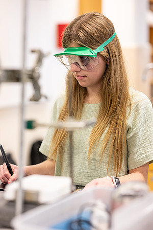 Student model for Admissions Viewbook.