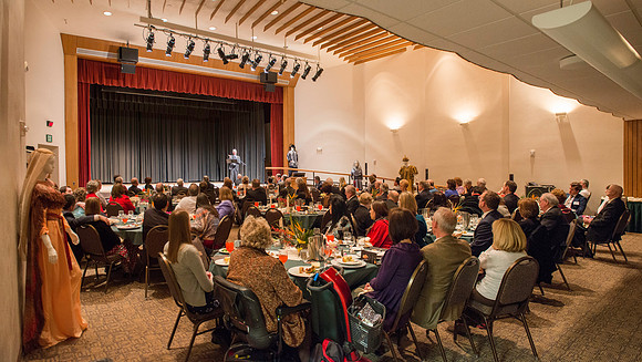 An "Evening Of Honors" recognizing Rodger Sorensen with the Eliza R. Snow Award for his contribution to the Arts. Rodger has taught and directed Theater for 42 years, first at the college of Eastern U