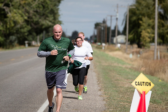 More than 600 participants ran in a 37 mile relay race, beginning at the Rexburg Temple and ending in Idaho Falls.