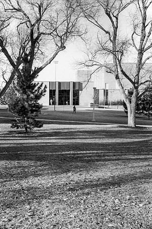 A view of the Eliza R. Snow Building on Campus