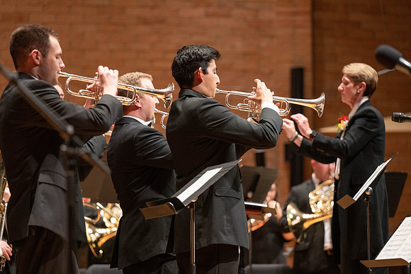 A retirement concert and reception for Diane Soelberg the director of the Symphony Band.
