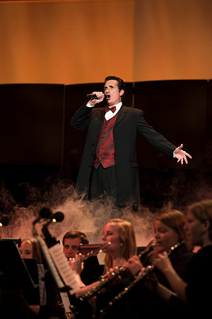 BYU-Idaho Center Stage had their annual Patriots and Pioneers concert July 9 with George Dyer as their soloist.