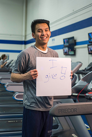 Students give to help others in need. Patrick Pham