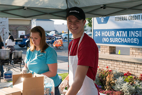 Beehive Credit Union welcomes BYU-Idaho students back for a new semester with free hotdogs and fun.