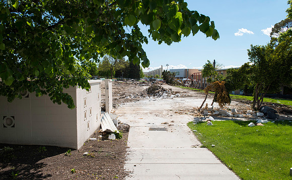 History coming down to make room for more parking.