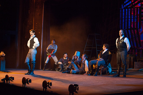 Peter and the Starcatcher is a wildly theatrical, hilarious and innovative retelling of how a miserable orphan came to be "The Boy Who Never Grew Up." Thirteen-year-old Molly Aster, a Starcatcher appr