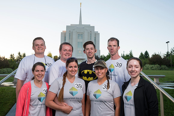 2016 Temple to Temple relay from Rexburg Temple to Idaho Falls Temple.