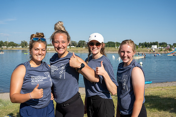 Strength & Conditioning Academy Triathlon Camp at Rigby's, Jefferson Lake.