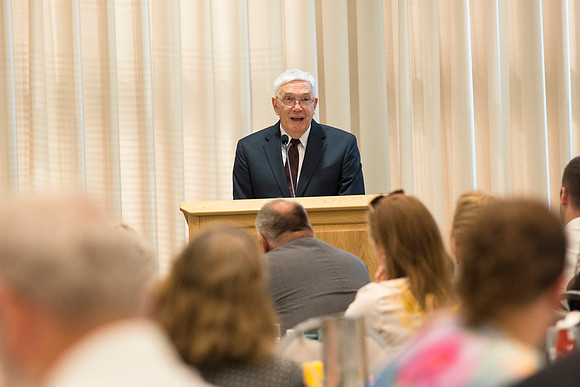The Emeritus Breakfast and 50 Year Reunion was held where LaMar Barrus Received the Alumni Award of Excellence.