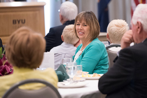 The Emeritus Breakfast and 50 Year Reunion was held where LaMar Barrus Received the Alumni Award of Excellence.