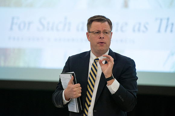 The 2016 President Advancement Council held in the Manwaring Center.