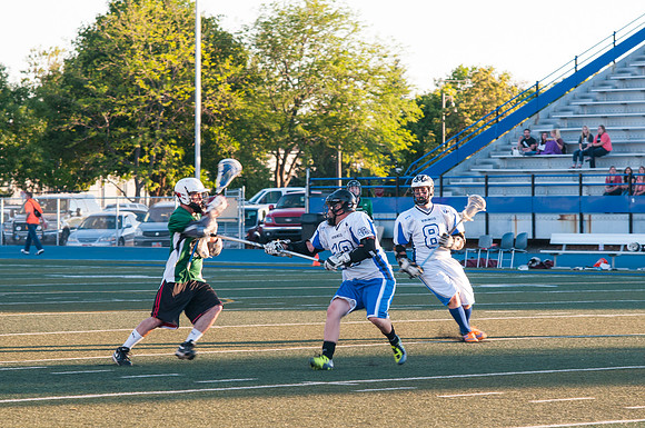 BYU-Idaho players in the Men's Lacrosse Championship Game, Spring 2013