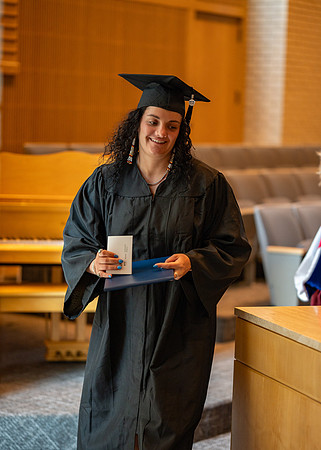 Graduates during convocation for the College of Language and Letters.