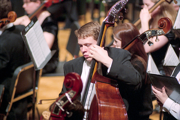 1999 Sacred Music Performance in the Snow Barrus Concert Hall. Commissioned composition by Merrill Jenson. Featuring Ricks College Symphony Orchestra, Collegiate Singers, and Concert Chorale with LDS