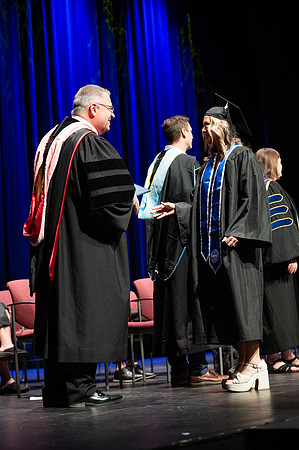 Graduates during convocation for the College of Academic Success & Interdisciplinary Studies. Speakers: Kevin Brower, Jenna Kate Wilson, Tyler Christensen