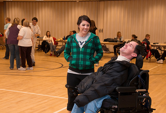 Adaptive Physical Education with instructor Bob Christensen.