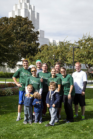 More than 600 participants ran in a 37 mile relay race, beginning at the Rexburg Temple and ending in Idaho Falls.