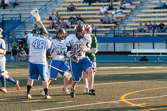 BYU-Idaho players in the Men's Lacrosse Championship Game, Spring 2013