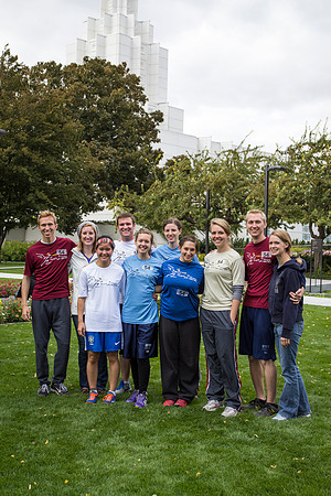 More than 600 participants ran in a 37 mile relay race, beginning at the Rexburg Temple and ending in Idaho Falls.