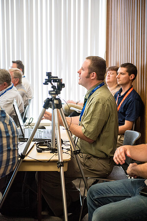 Online Instructors come to BYU-Idaho campus for further learning to enhance teaching skills. Instructor: Dave Kidd.