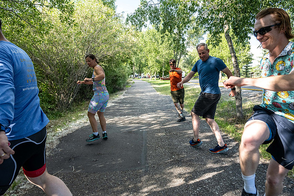 Strength & Conditioning Academy Triathlon Camp at Rigby's, Jefferson Lake.
