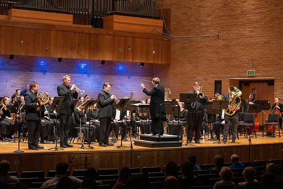 A retirement concert and reception for Diane Soelberg the director of the Symphony Band.